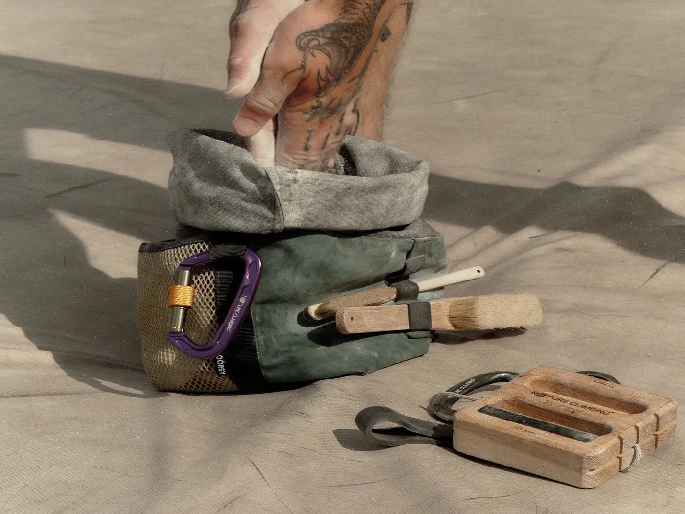 Carabiner Screwgate Nature Climbing