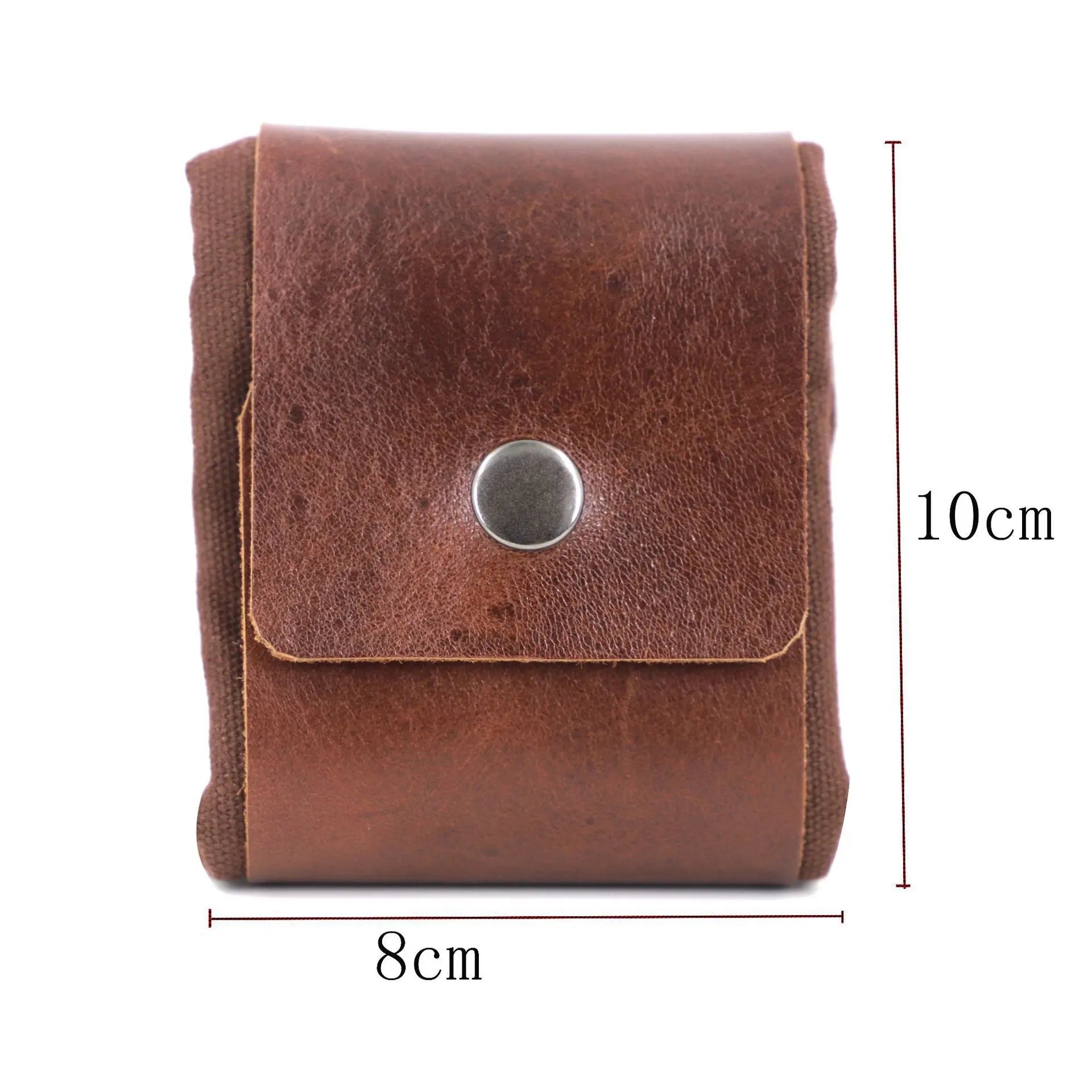 Leather Foraging Bag Mushroom Foraging Bag Canvas Foraging Pouch Collapsible For Hiking Camping Hunting Foraging Bag The Wandering Warehouse